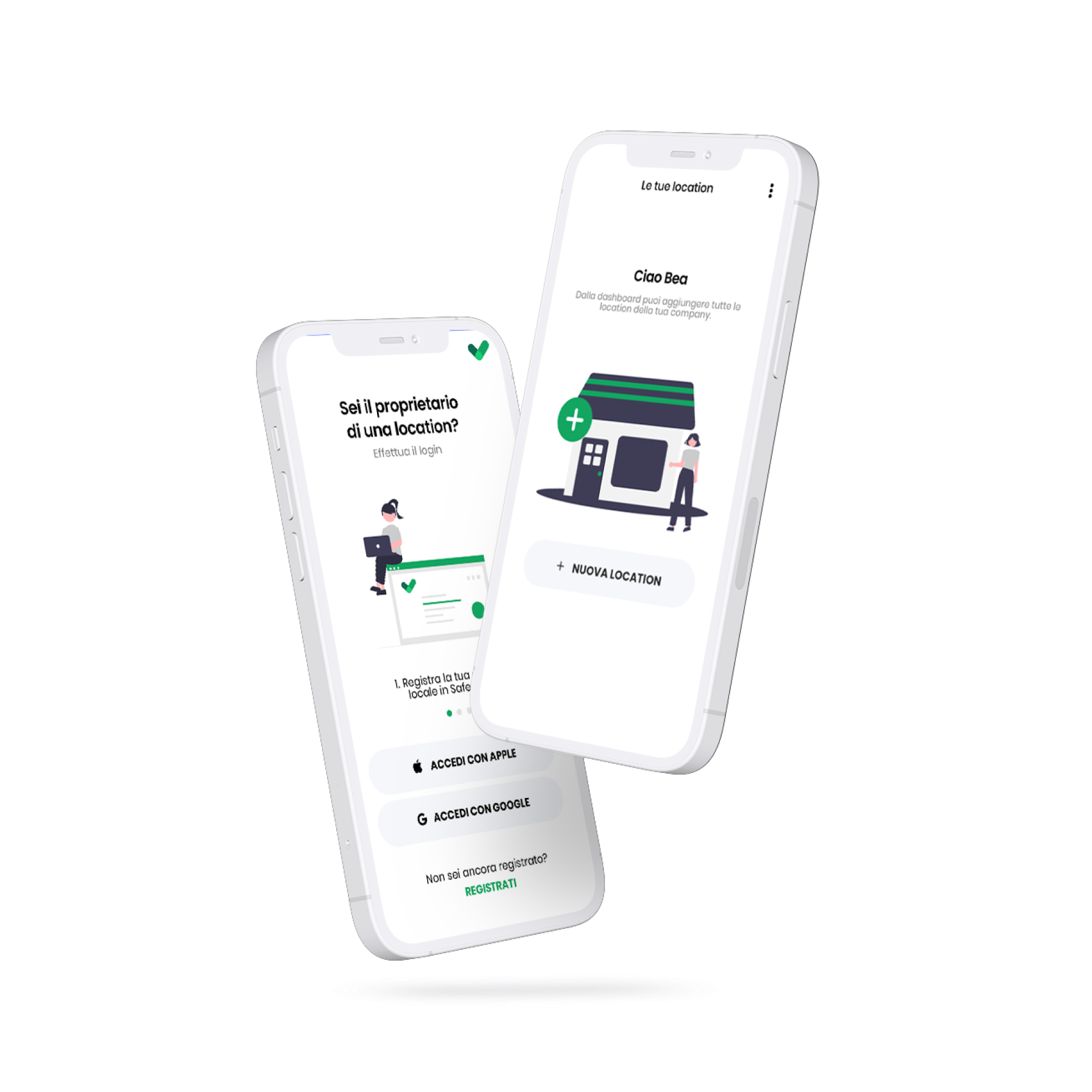 Safe Check-in - sistema controllo accessi app per aziende #1